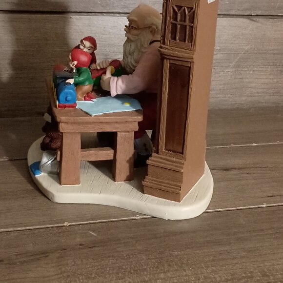 Vintage Howard Miller Making Toys For Good Girls and Boys Sculpture 1997 - Picture 7 of 13